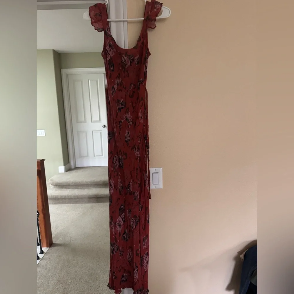 Realisation Par Red Floral Maxi Dress - Picture 6 of 6